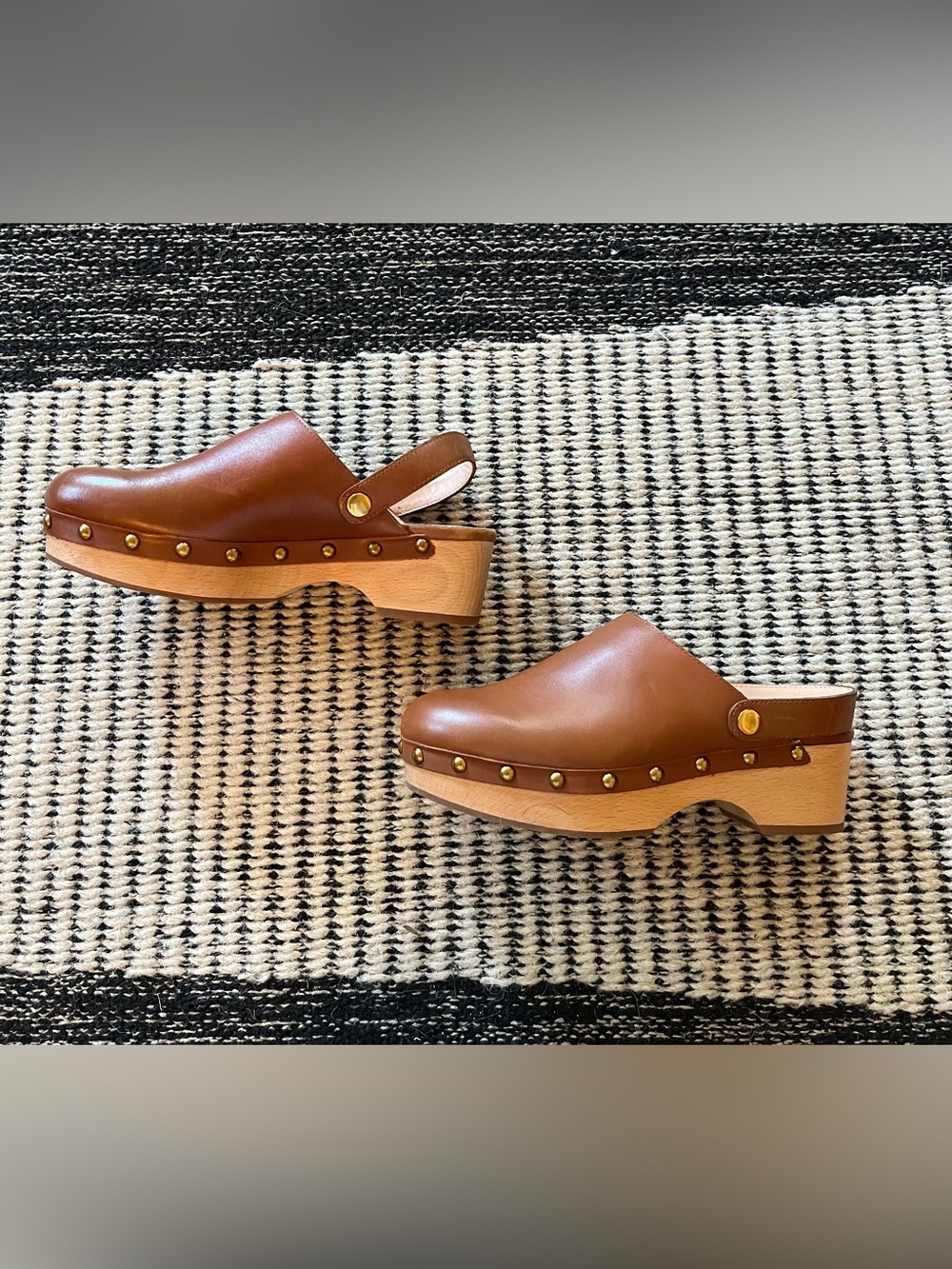 J. Crew Leather Clogs